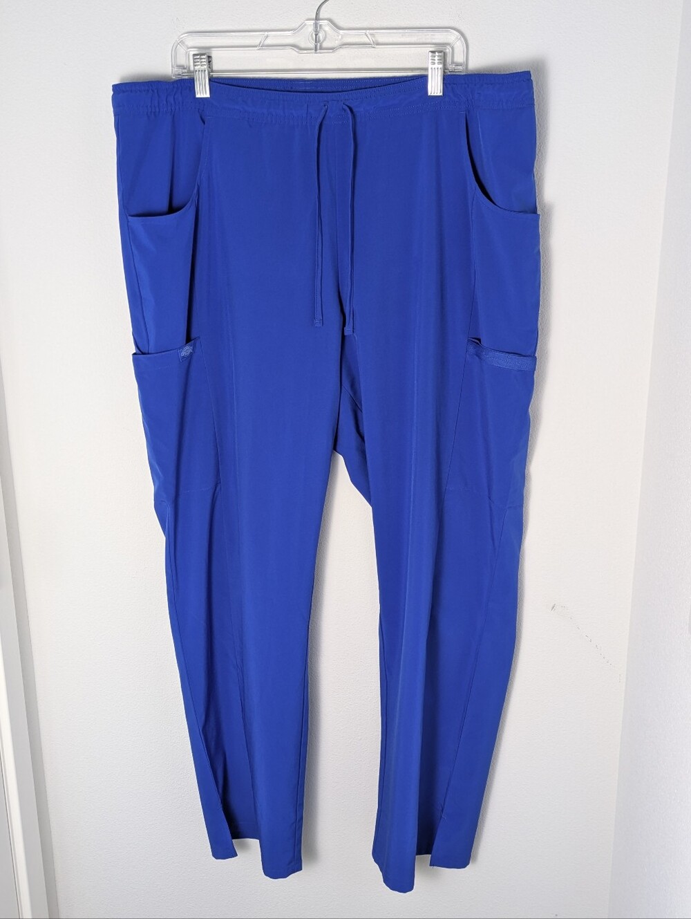 Dickies EDS Essentials Stretch Scrubs Set 2XL Unisex Blue Top & Pants Medical - Picture 12 of 14